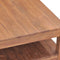 vidaXL - Salontafel - 68x67x35 - cm - massief - teakhout