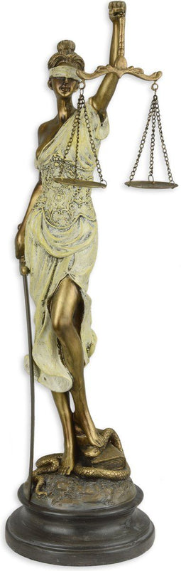 EEN HARSBEELDJE VAN LADY JUSTICE