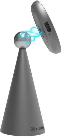 Celly MAGSTANDCHARGE - Draadloze Oplader 20W met Telefoonhouder - MagSafe Compatibel - Wit