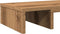 vidaXL - Monitorstandaard - verstelbaar - 60x24x10,5cm - hout - artisanaal - eiken