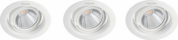 Philips Pomeron - Inbouwspot - 3-lichts 7W dimbaar - Wit