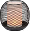 Arti Casa Solar Tafellamp - Zwart Metaal - IP44 Weerbestendig - Ø13x14 cm