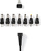 Nedis ACPA105 - Universele AC-Stroomadapter - 36 W - 5-24 V DC - 1.80 m - 7 plug(s) - Zwart