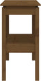 vidaXL - Wandkast - 110x40x75 - cm - massief - grenenhout - honingbruin