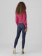 VERO MODA VMHOLLYKARISPUFF LS O-NECK PULLOV GA BOO Dames Trui - Maat XL - Viscose/Polyester/Nylon
