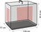 Flamingo Hondenbench Nyo XXL - Opvouwbare draadkooi - 2 deuren - Zwart