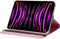imoshion Tablet Hoes Geschikt voor iPad Pro 12.9 (2021) / iPad Pro 12.9 (2022) - imoshion 360° Draaibare Bookcase - Roze /Roze