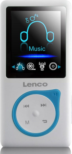 Lenco Xemio-668 - MP3/MP4-speler - 8GB micro SD - Blauw
