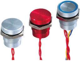 APEM PBAR1AF6000 PBAR1AF6000 Piëzotoets 24 V DC/AC 0.2 A 1x uit/(aan) Moment IP69K 1 stuk(s)