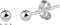 Glams - Oorknoppen - 3 mm - Zilver
