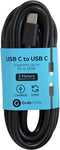 Grab 'n Go - USB-C naar USB-C kabel - 3m - Zwart