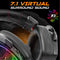 Spirit of Gamer RGB - Draadloze Gaming Headset - 7.1 Surround Geluid - Zwart