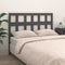 vidaXL - Hoofdbord - 155,5x4x100 - cm - massief - grenenhout - grijs