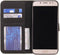 Hoesje Geschikt voor Samsung Galaxy J7 (2017) Hoesje Met Pasjeshouder - Luxe Bookcase smartphone - Zwart