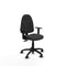 Piqueras y Crespo B1D01RF - Bureaustoel - Verstelbare hoogte met armleuning - Donker grijs