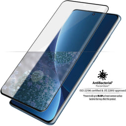 PanzerGlass 8057 - Screenprotector - Gehard glas - Zwarte omlijsting - Geschikt voor Xiaomi 12 Pro