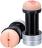 Dream Toys Masturbator Love Toy REALSTUFF 2 IN 1 HUMMER - ANUS & VAGINA Beige