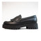Will's Vegan Store - Loafers - Trackzool en franjes - Zwart - Maat 37
