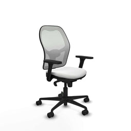 Piqueras y Crespo 3D036N0 - Bureaustoel - Verstelbare hoogte met armleuning - Wit