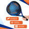 Reboze Padel Racket - Diamant - Extra rough surface - Blauw/Zwart