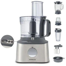 Kenwood Multipro Compact+ FDM316SS - Foodprocessor - 800W - RVS
