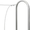 vidaXL - Haardhoutrek - 100x25x150 - cm - gegalvaniseerd - staal