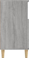 vidaXL - Dressoir - 60x35x70 - cm - bewerkt - hout - grijs - sonoma - eikenkleurig