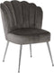 Richmond - Stoel Pippa Stone velvet / silver