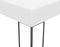 vidaXL - Prieel - met - LED-lichtslinger - 4x3x2,7 - m - wit