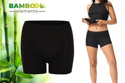 Bamboo Elements - Menstruatie Ondergoed - Lekvrij - Hipster - Zwart