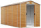 vidaXL - Tuinschuur - 191x385x198 - cm - gegalvaniseerd - staal - lichtbruin