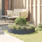 vidaXL - Tuinplantbak - Antraciet - 120x120x20 - cm - Staal
