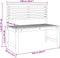 vidaXL - Tuinbank - 100x50x91 - cm - Massief - Acaciahout
