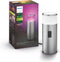 Philips Hue Calla - Sokkellamp - Wit en gekleurd licht - RVS