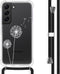 iMoshion Hoesje Geschikt voor Samsung Galaxy S22 Hoesje Met Koord - iMoshion Design Hoesje met Koord - Transparant / Dandelion