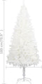 vidaXL - Kunstkerstboom - levensechte naalden - 180 cm - wit