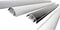 Alunovo MHW-080 Kabelgoot (l x b x h) 800 x 30 x 15 mm Wit (glanzend) 1 stuk(s)