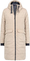 Life Line Howitt Fake Down Parka Dames Beige Maat 3xl