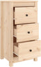 vidaXL - Dressoirs - 2 - st - 40x35x80 - cm - massief - grenenhout