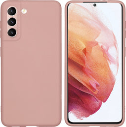 iMoshion Hoesje Geschikt voor Samsung Galaxy S21 Hoesje Siliconen - iMoshion Color Backcover - lichtroze