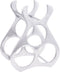 vidaXL - Wijnrek - Zilver - 23x14x28 - cm - Aluminium