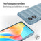 imoshion Hoesje - Geschikt voor Oppo A58 - EasyGrip Backcover - Lichtblauw