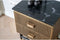 Nachtkastje Mason marmer 2 laden - Goud | Moods