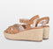 POSH by Poelman TULSI - Dames Sandalen - Imitatieleer - Cognac (2022)