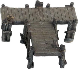 Dickensville Aanlegsteiger T-vorm 12 X 4 Cm Bruin