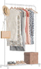 Avalo Kledingrek - Industrieel - 100x40x156 cm - Draagcapaciteit 40 kg - Wit