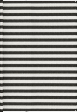 vidaXL - Tenttapijt - 300x600 - cm - antracietkleurig - en - wit
