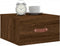vidaXL - Nachtkastjes - 2 - st - wandgemonteerd - 35x35x20 - cm - bruin - eikenkleur