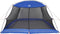 vidaXL - Camping - Muggennet - met - Deur - Blauw - voor - 5 - Personen - - - Waterdicht
