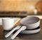 Bo Jungle - CPLA Eet Set Baby - Kinderservies - Kraamcadeau - Bestek - Beker - Bord - 5 stuks - Milieu verantwoordelijk - Ecologisch - Vaatwasbestendig en magnetronbestendig - Eco-responsable CPLA Tableware Set Grijs